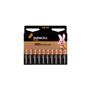 Conf. 20 batterie Duracell Plus AA